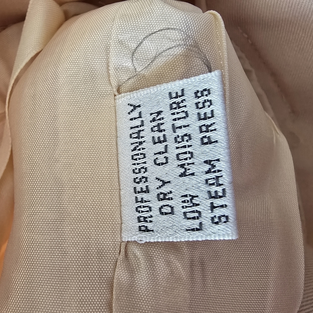 Ellen Tracy Tan Vintage Midi Pencil Skirt for Work - Picture 9 of 12
